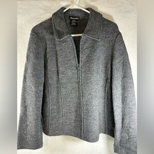 Sara Charcoal Women's Pea Coat